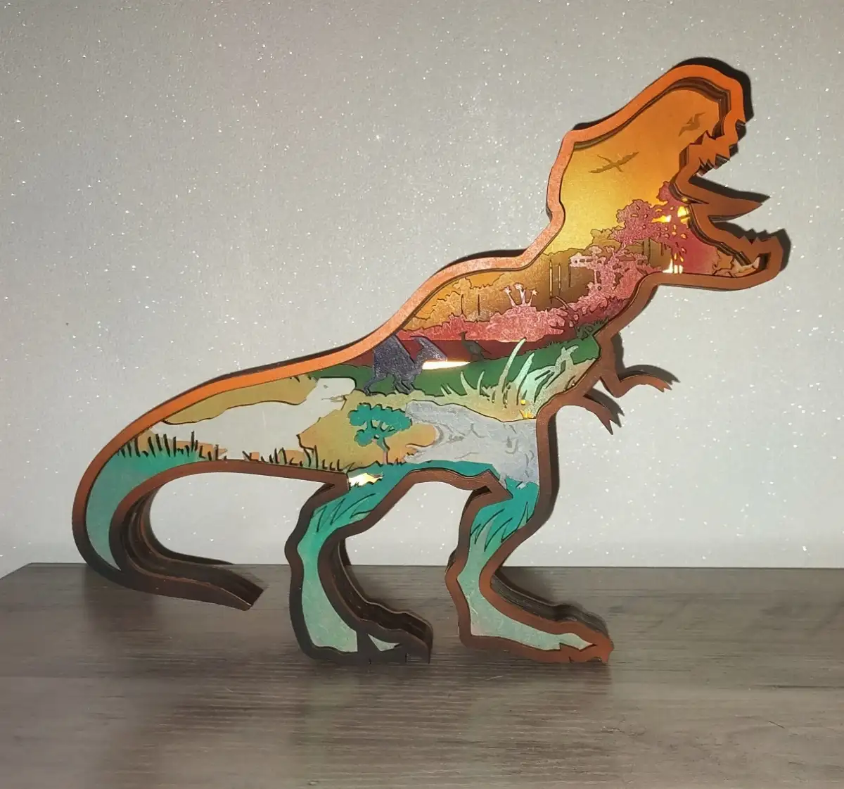 Veilleuse T-Rex - JBPA Créations