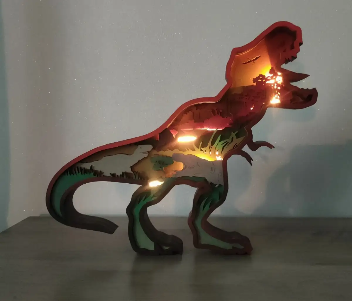 Veilleuse T-Rex - JBPA Créations