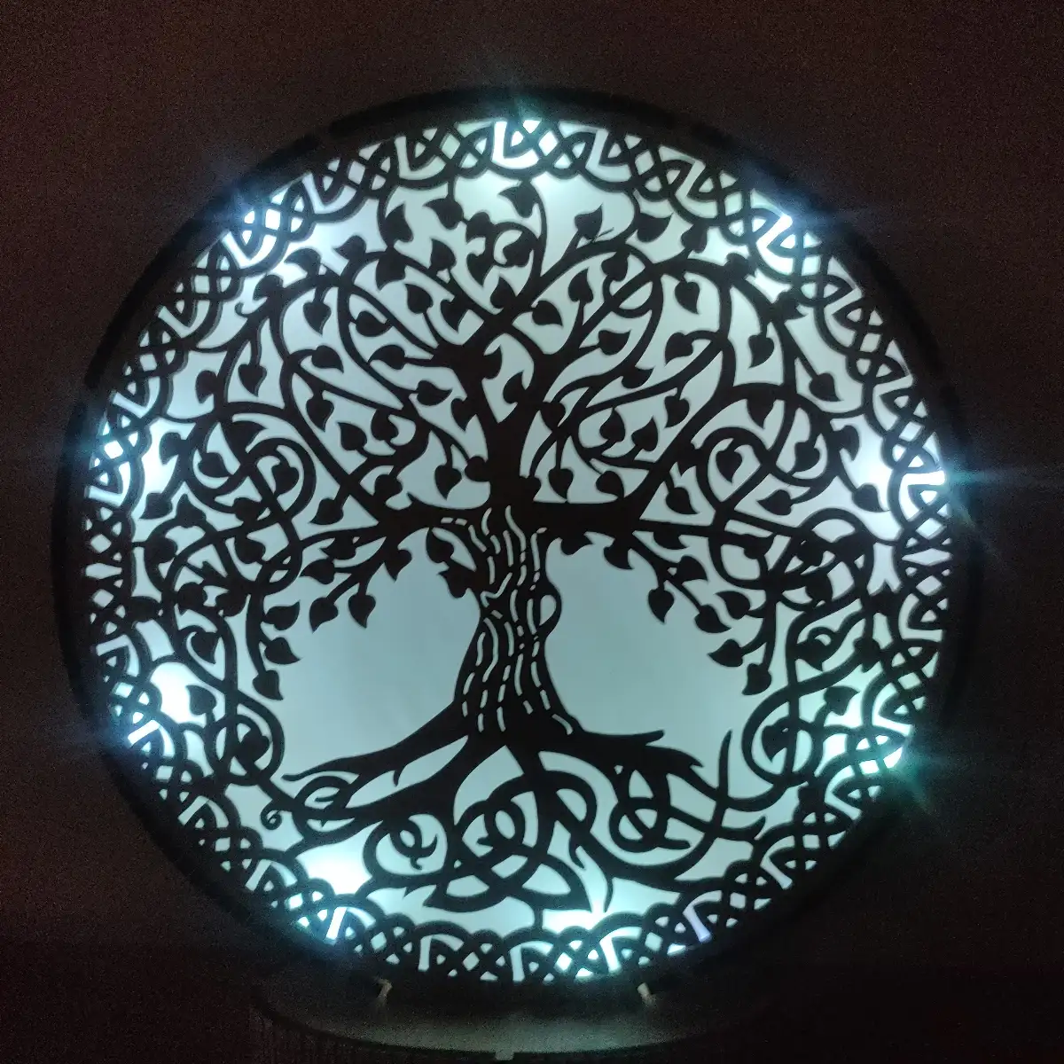 Lampe Arbre de vie celtique - JBPA Créations