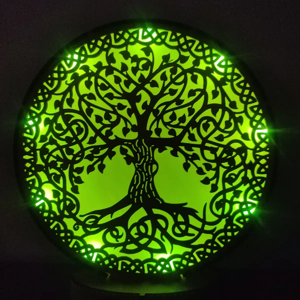 Lampe Arbre de vie celtique - JBPA Créations