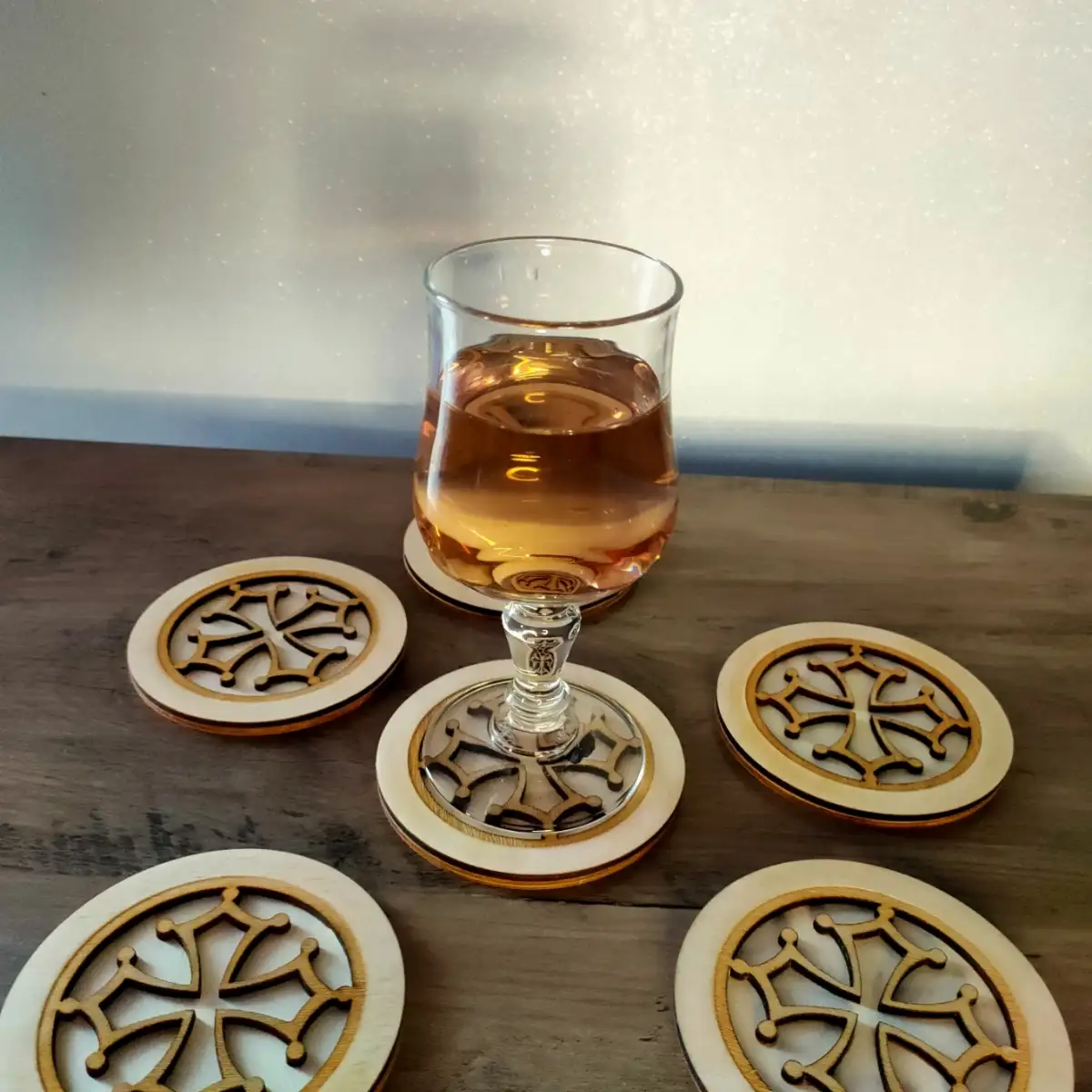 Desous de verres Croix Occitane -JBPA Créations