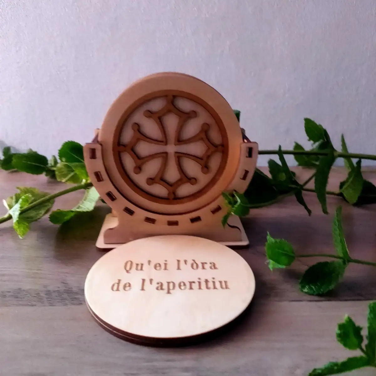 Desous de verres Croix Occitane -JBPA Créations