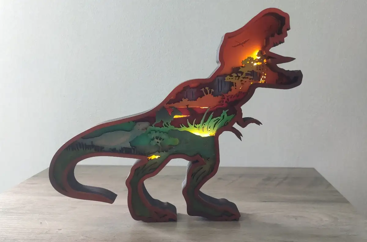 Veilleuse T-Rex - JBPA Créations
